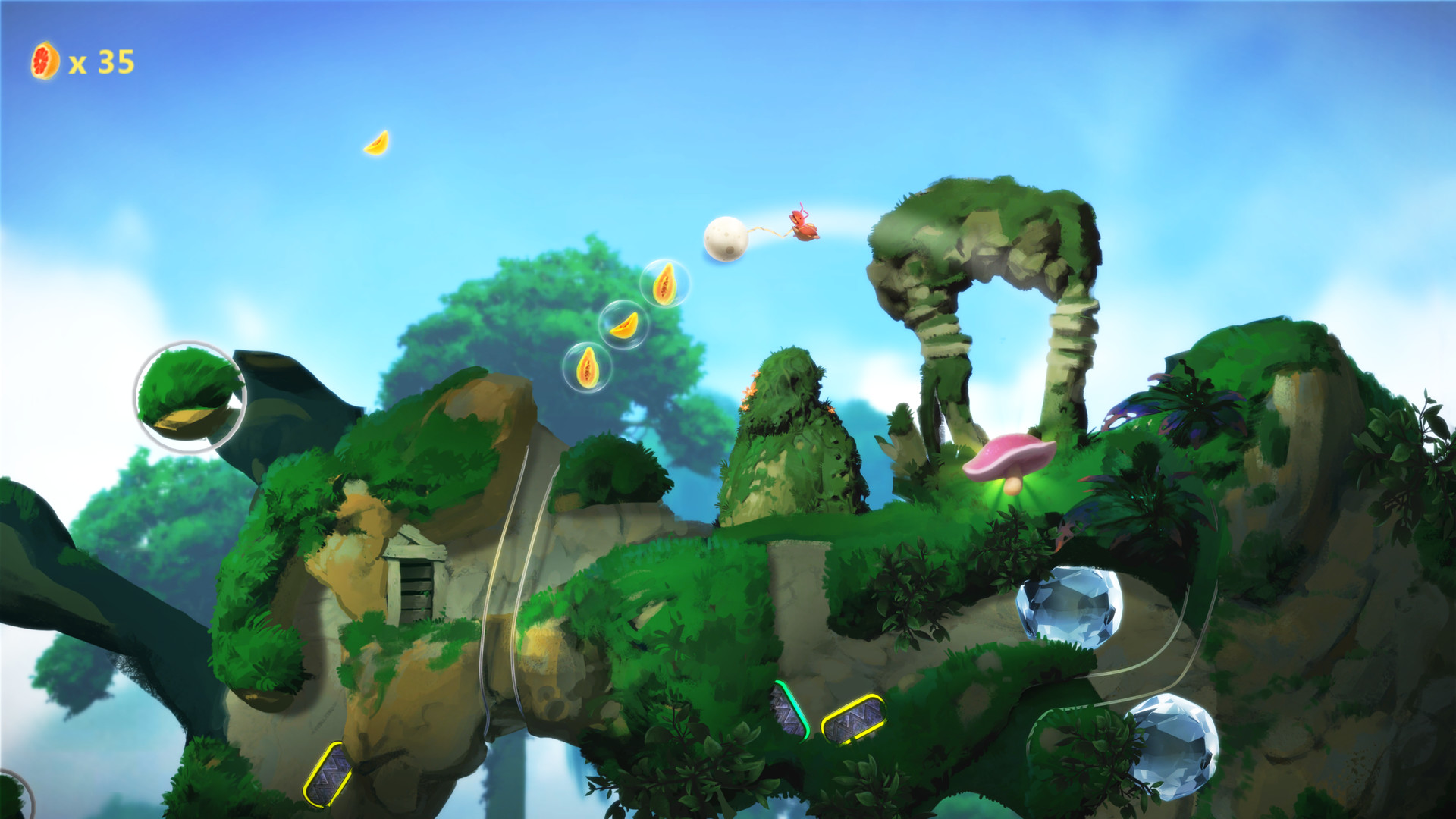 Скриншот из игры Yoku's Island Express - 5