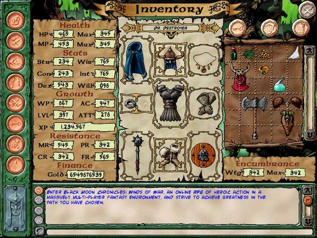 Скриншот из игры Black Moon Chronicles: Winds of War - 5