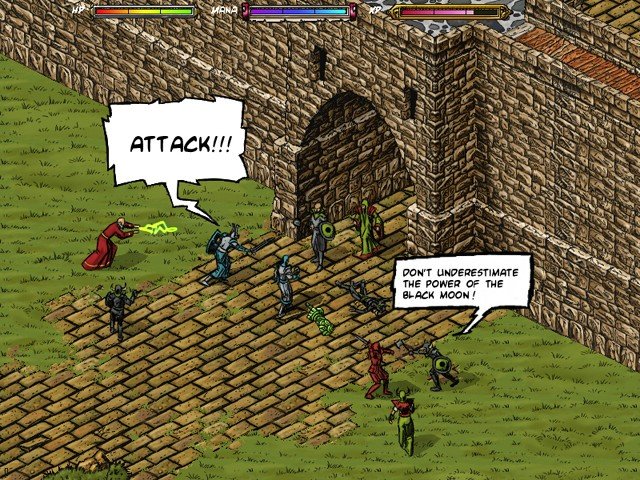 Скриншот из игры Black Moon Chronicles: Winds of War - 1