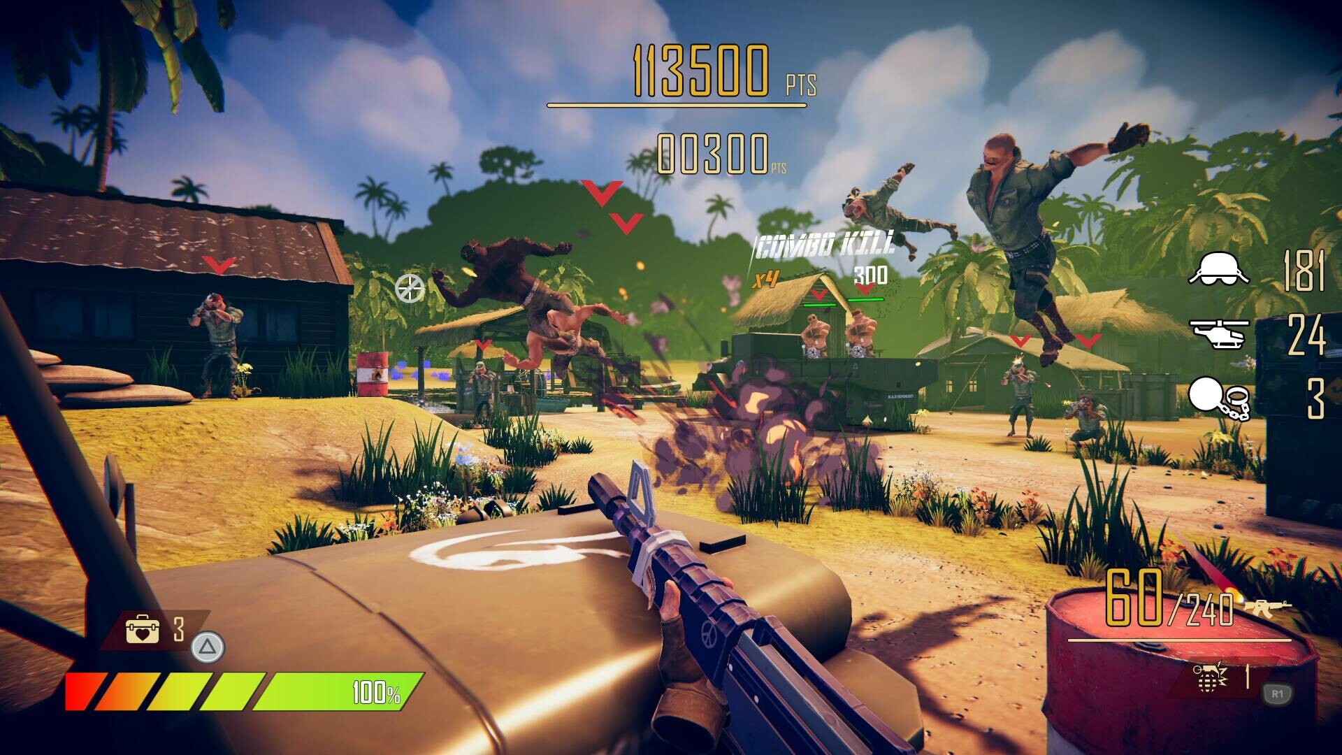 Скриншот из игры Operation Wolf Returns: First Mission - 18