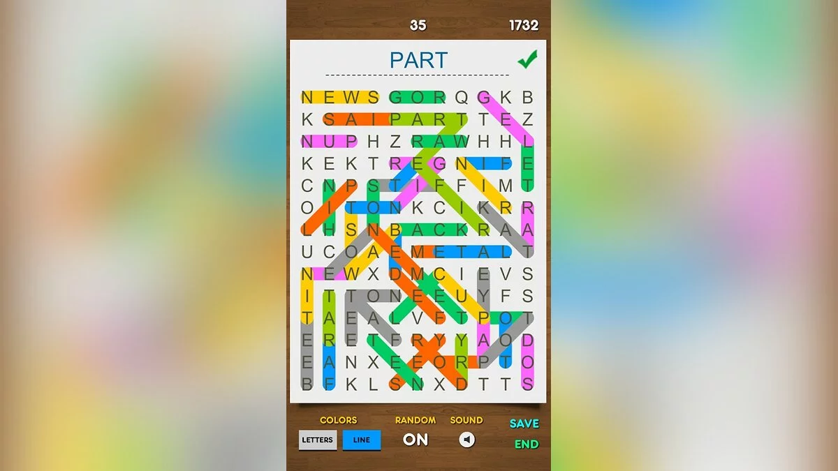 Скриншот из игры WordSearch Unlimited - 12