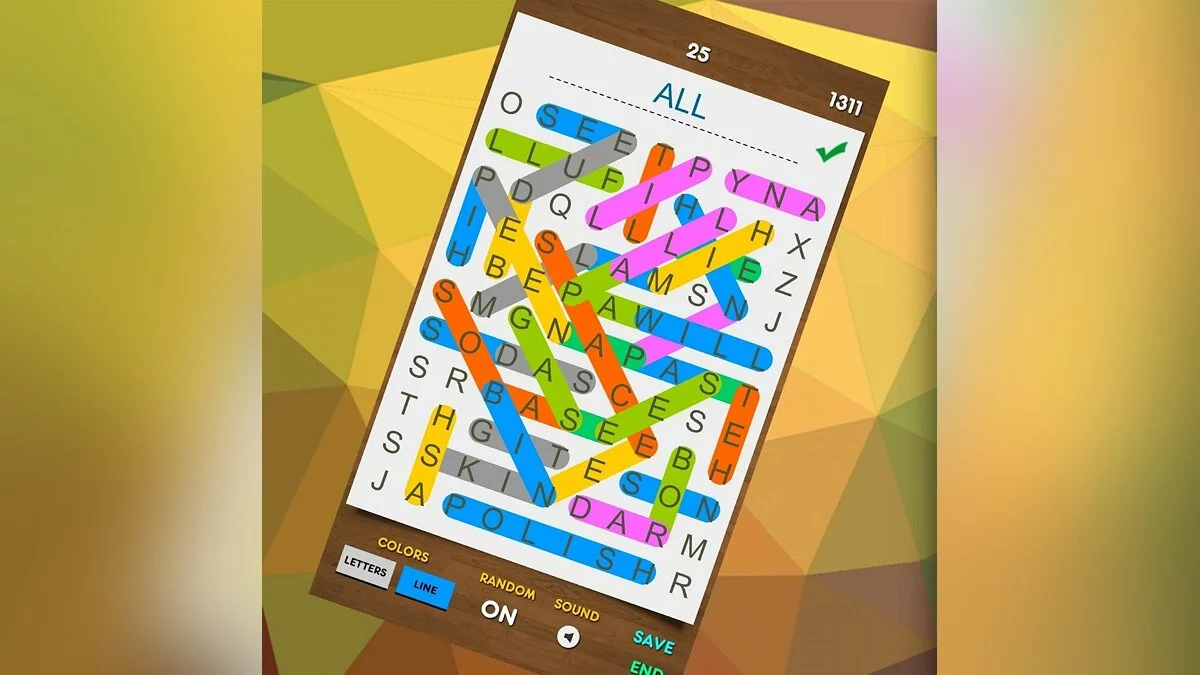 Скриншот из игры WordSearch Unlimited - 10