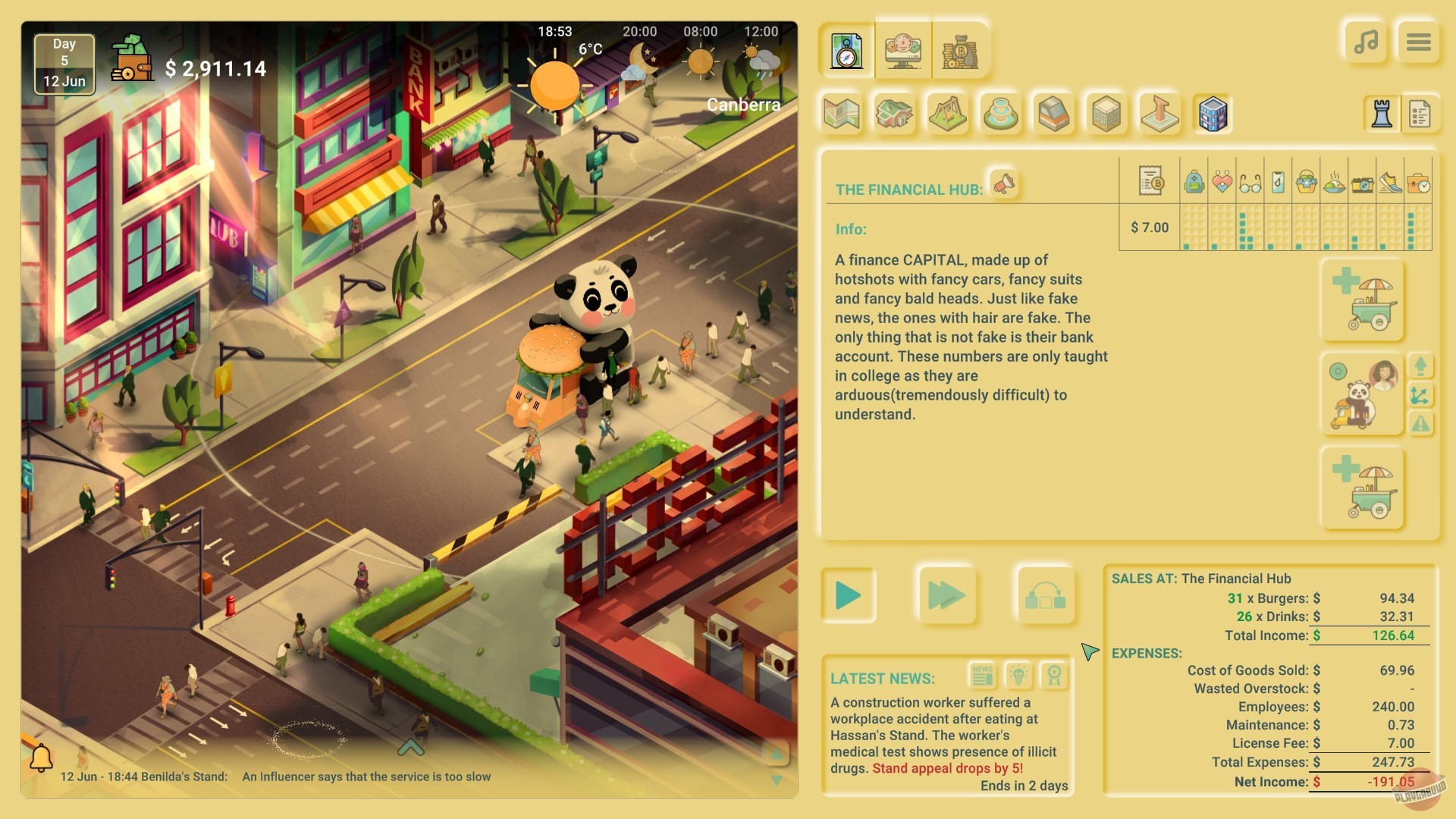 Скриншот из игры Business Heroes: Street Grub - 8