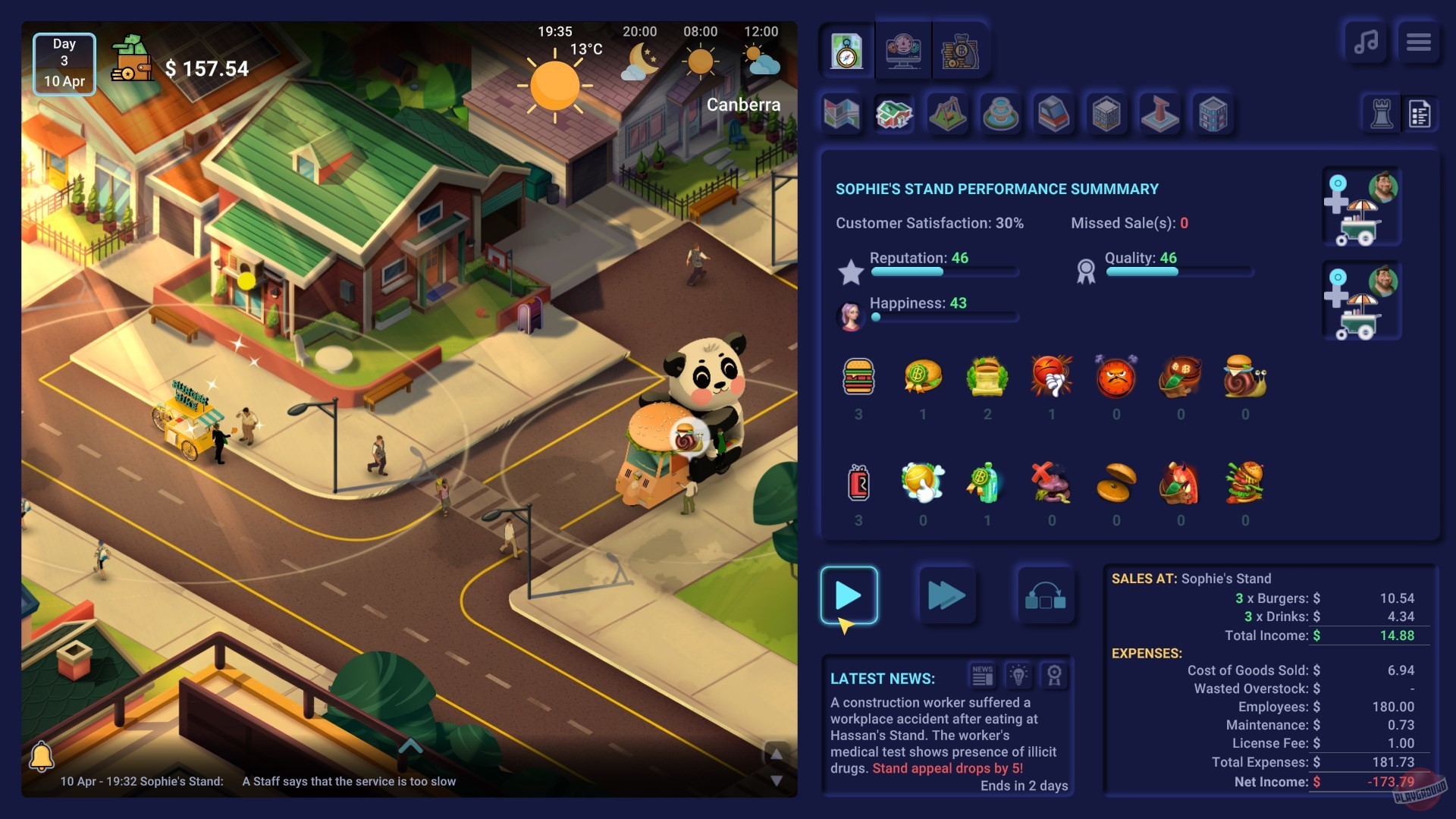 Скриншот из игры Business Heroes: Street Grub - 4