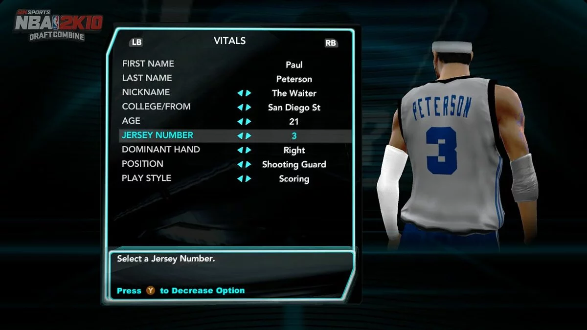 Скриншот из игры NBA 2K10: Draft Combine - 11