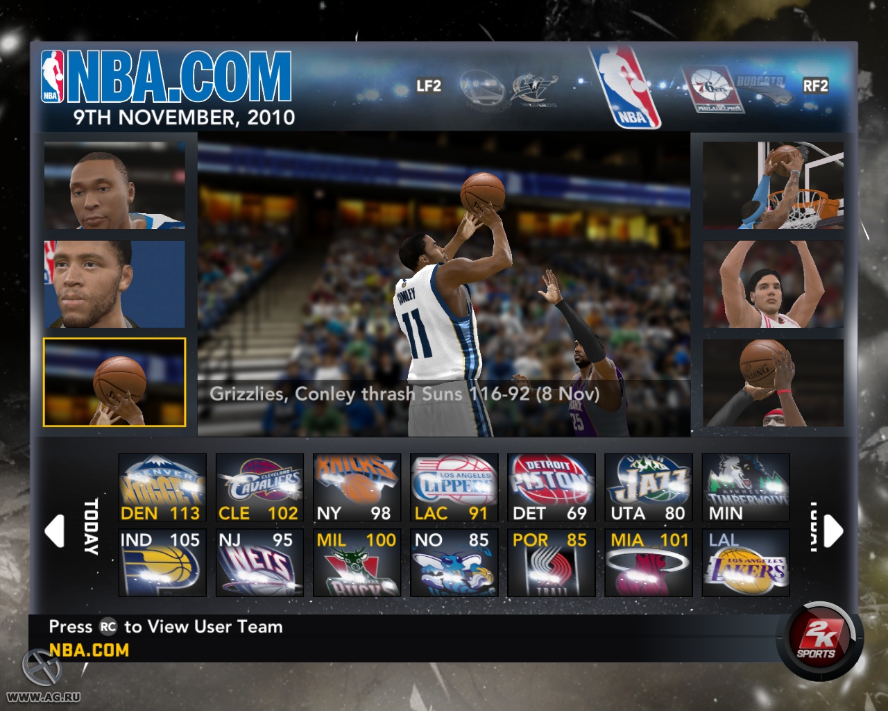 Скриншот из игры NBA 2K11 - 79