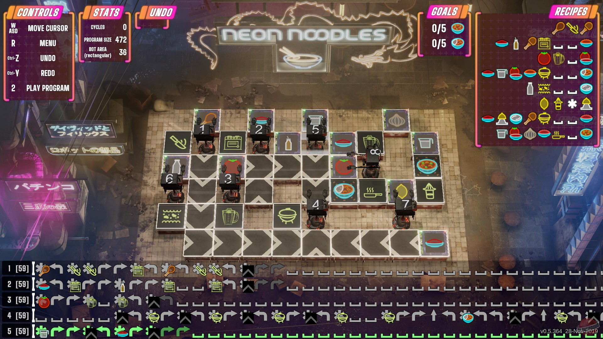 Скриншот из игры Neon Noodles - 8