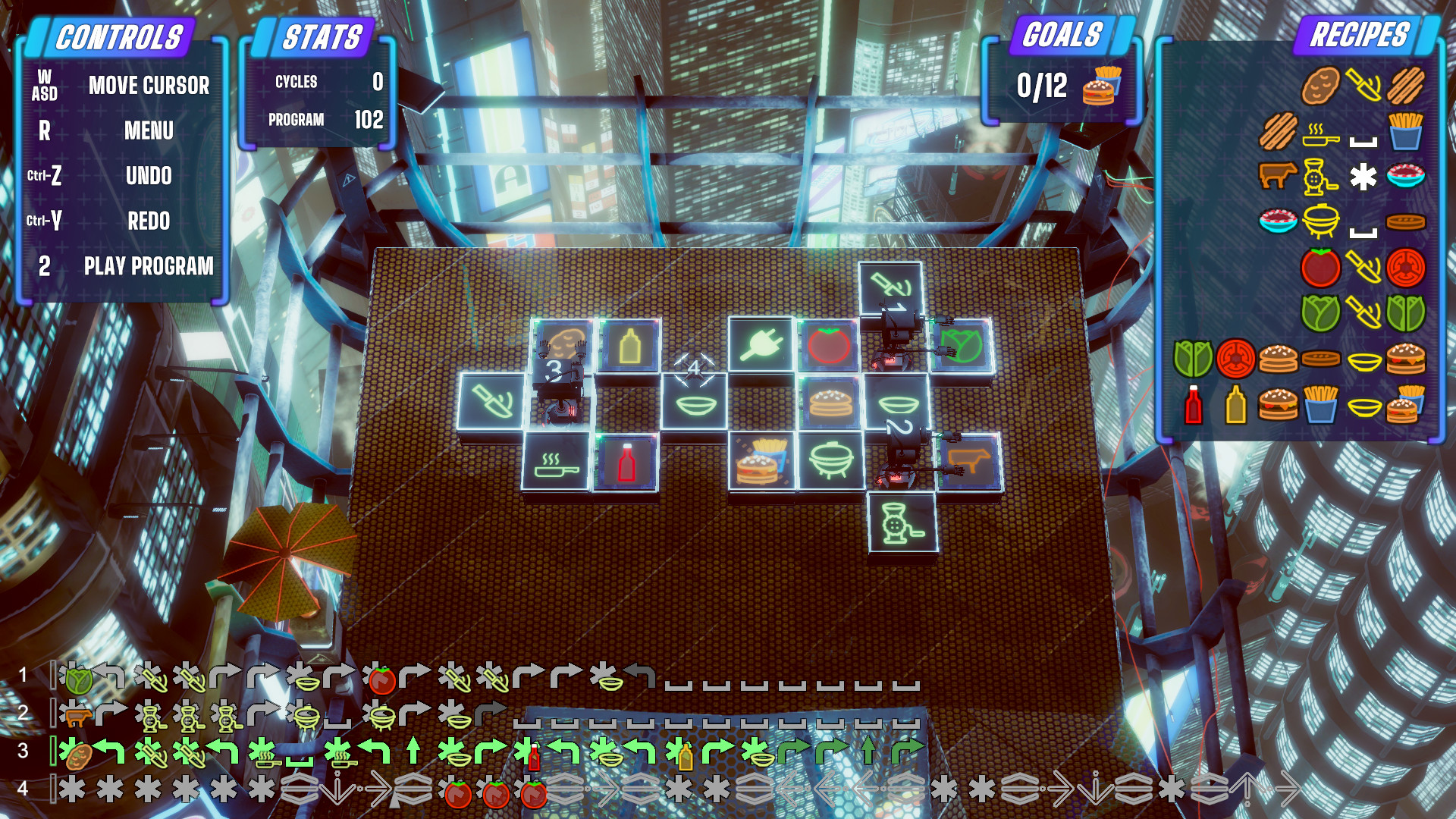 Скриншот из игры Neon Noodles - 1