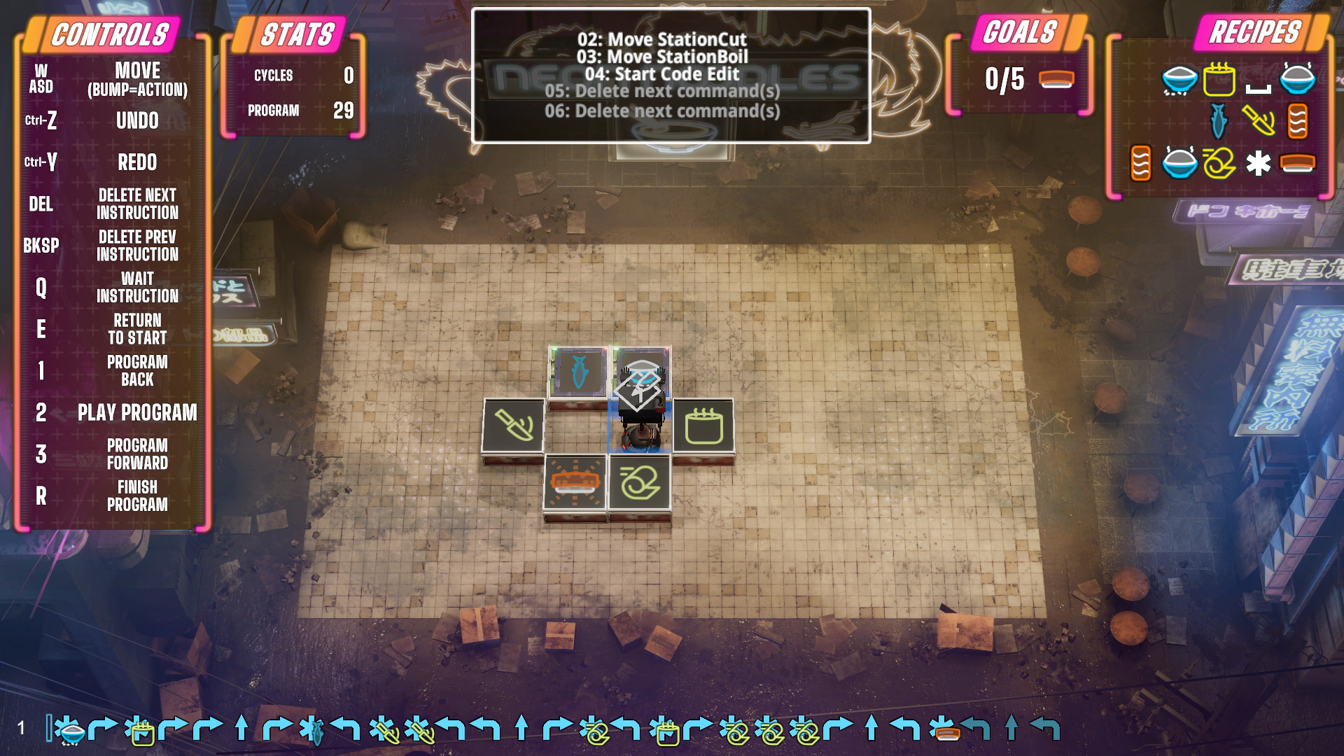 Скриншот из игры Neon Noodles - 4