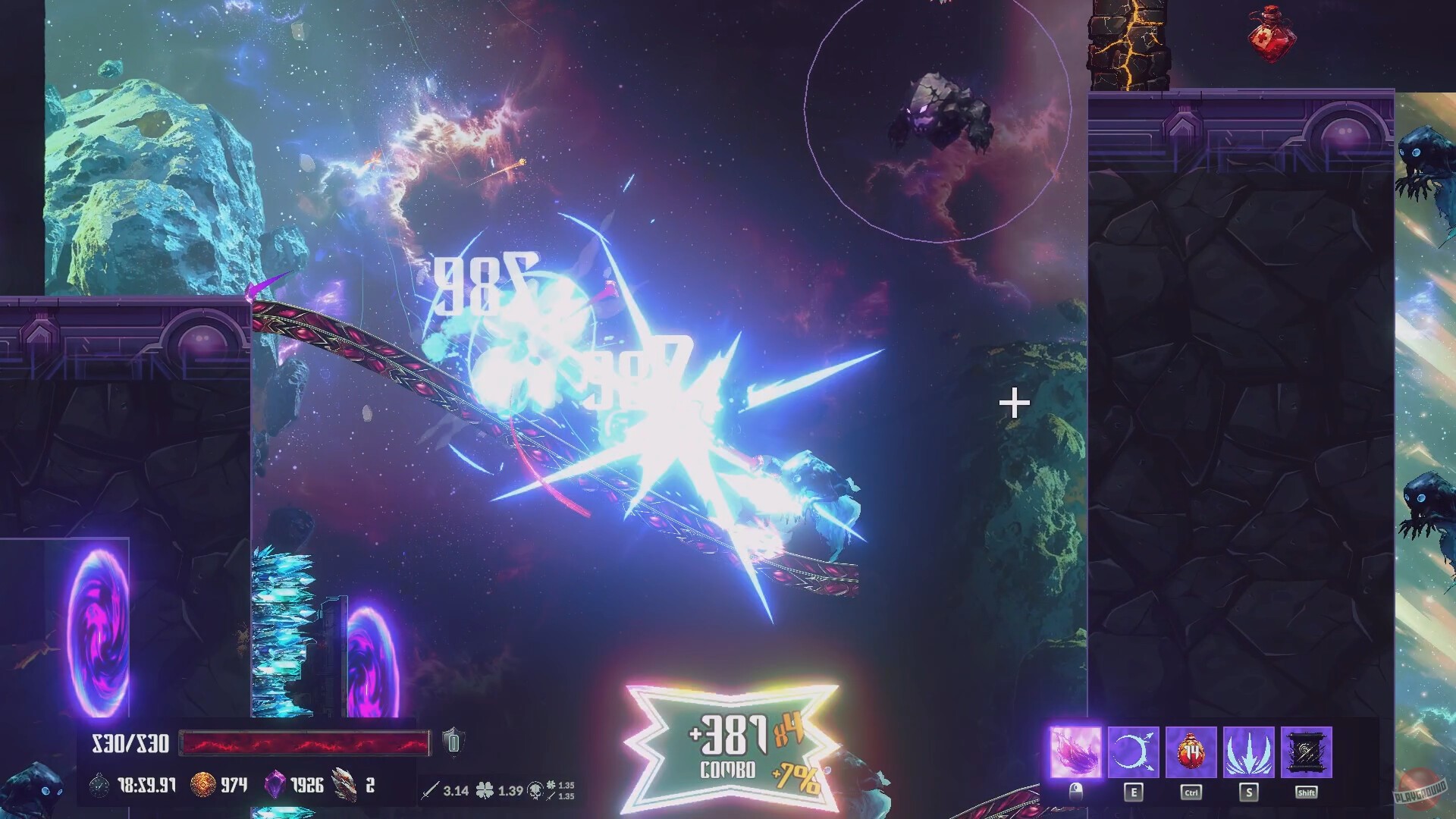 Скриншот из игры Emberdrift - 2