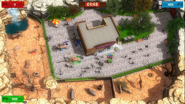 Скриншот из игры Zoo Rampage - 2