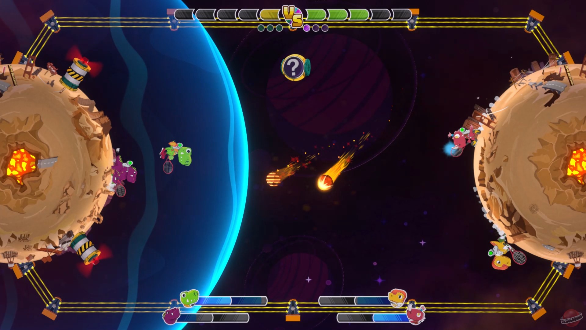 Скриншот из игры Dino Galaxy Tennis - 14