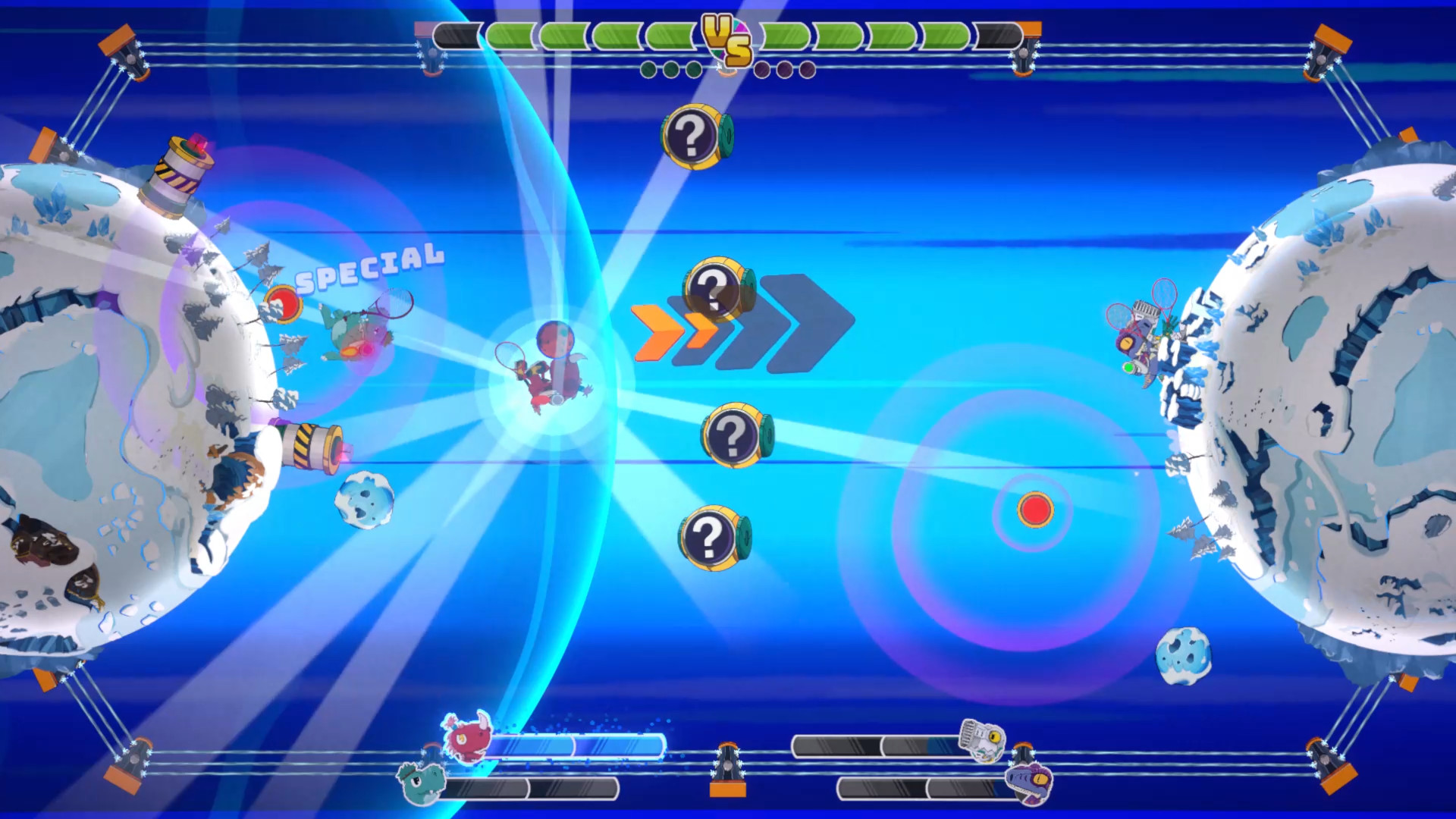 Скриншот из игры Dino Galaxy Tennis - 8