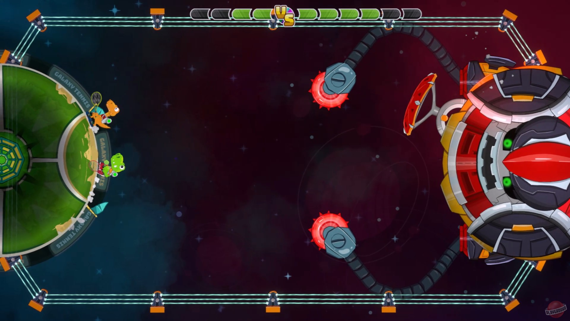 Скриншот из игры Dino Galaxy Tennis - 15