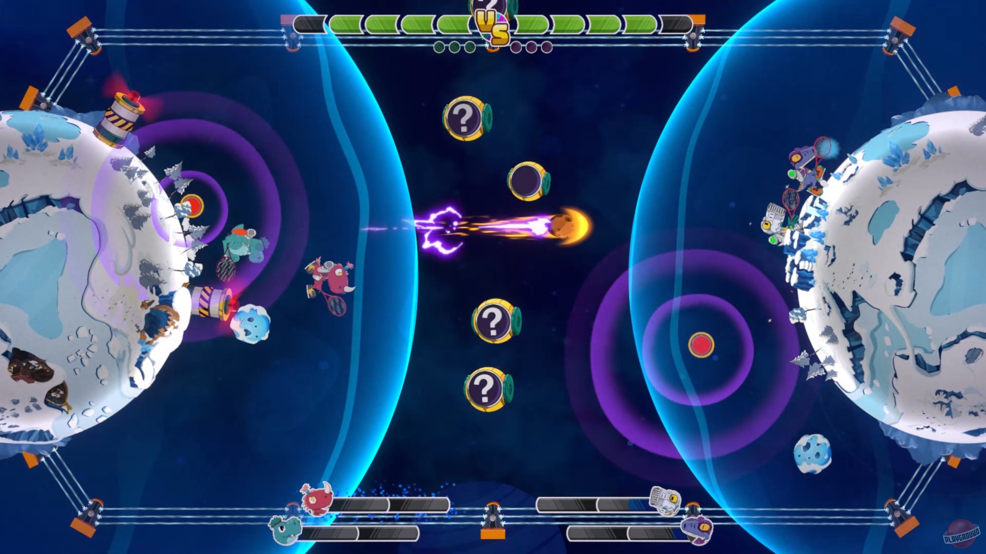 Скриншот из игры Dino Galaxy Tennis - 17