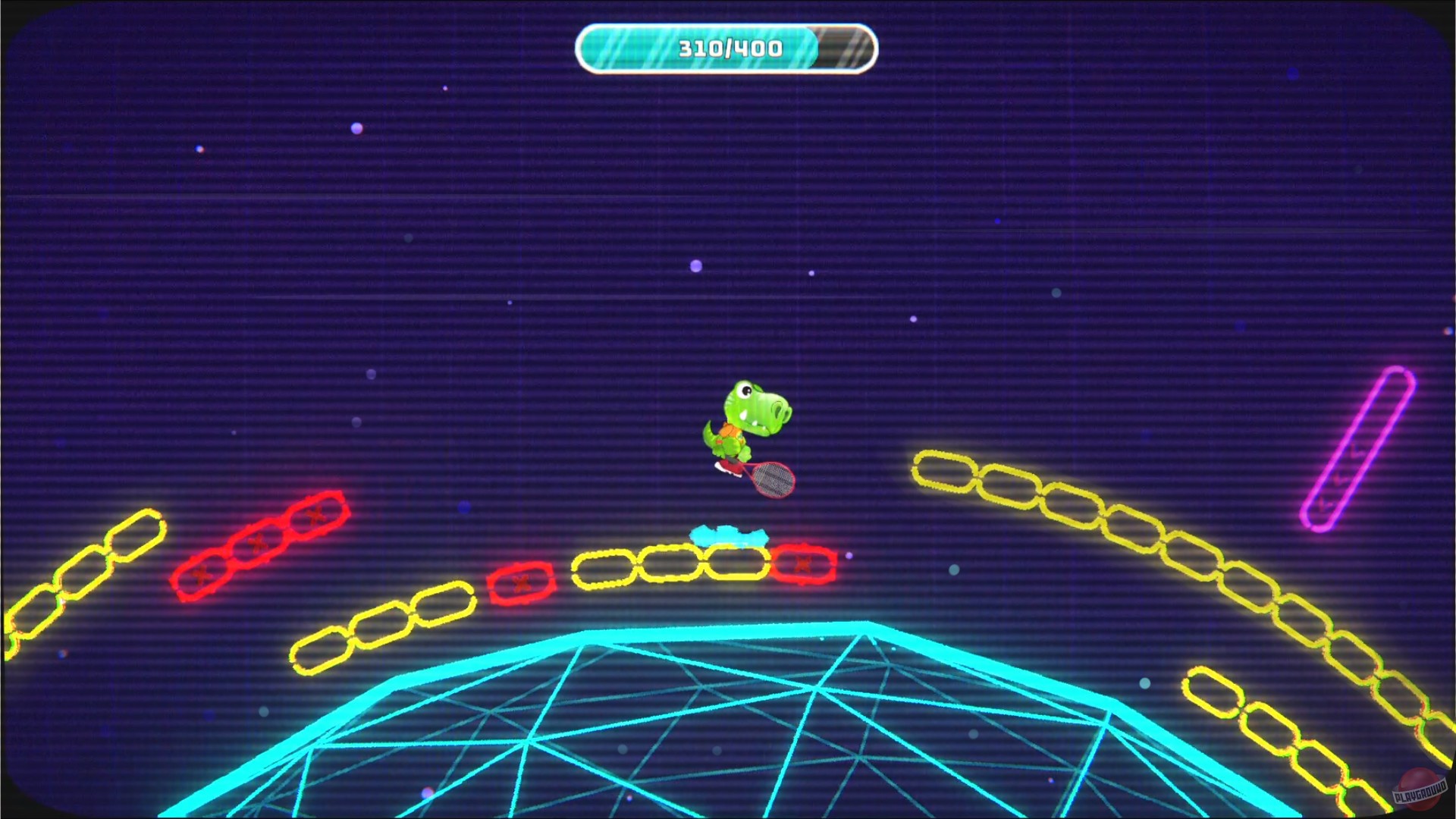 Скриншот из игры Dino Galaxy Tennis - 10