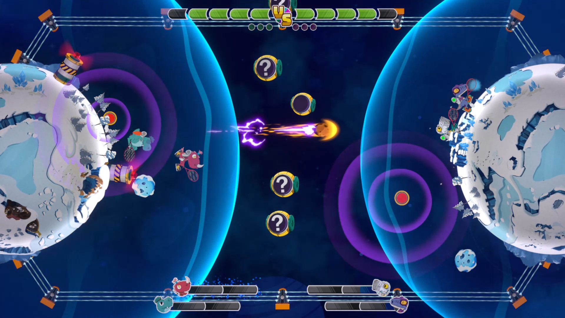 Скриншот из игры Dino Galaxy Tennis - 13