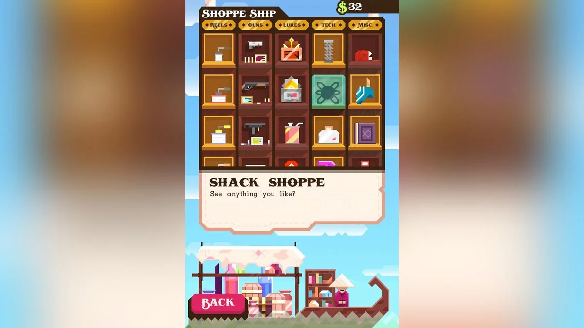 Скриншот из игры Ridiculous Fishing - 14