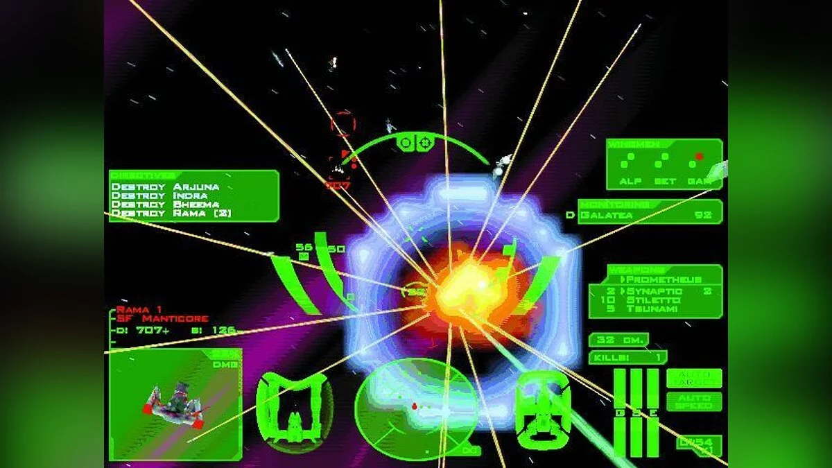 Скриншот из игры Descent: FreeSpace - The Great War - 12