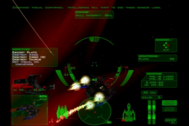 Скриншот из игры Descent: FreeSpace - The Great War - 13