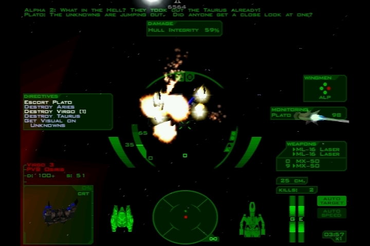 Скриншот из игры Descent: FreeSpace - The Great War - 11