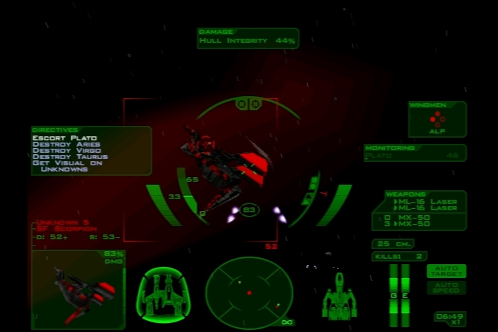 Скриншот из игры Descent: FreeSpace - The Great War - 8