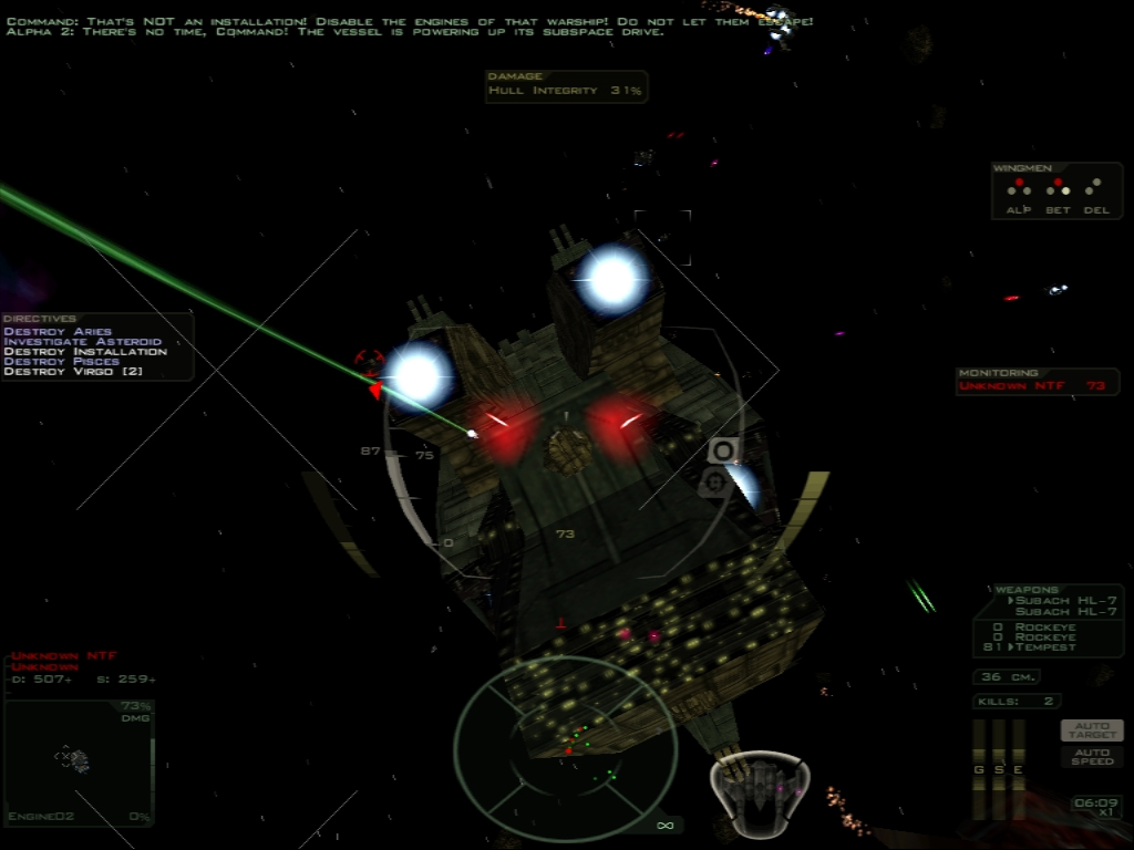 Скриншот из игры Freespace 2 - 16