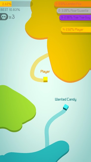 Скриншот из игры Paper.io 2 - 1