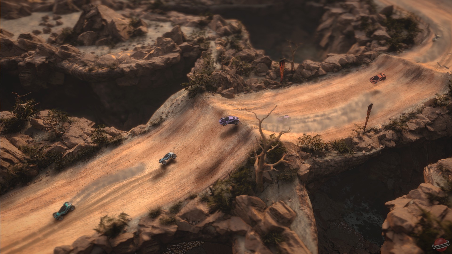 Скриншот из игры Mantis Burn Racing - 34