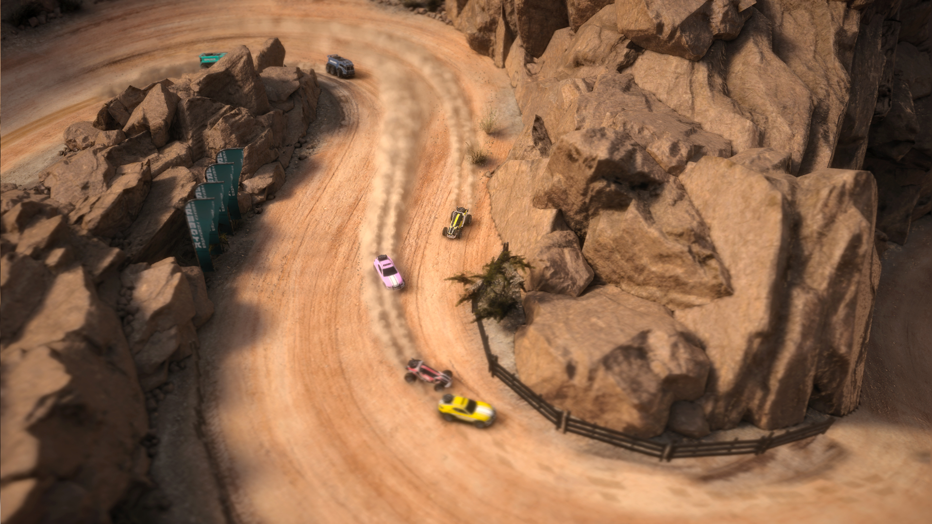 Скриншот из игры Mantis Burn Racing - 55