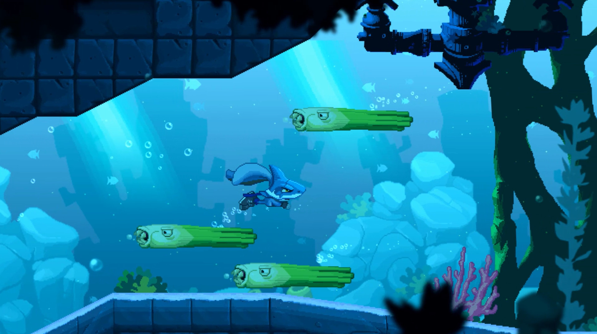 Скриншот из игры Kaze and the Wild Masks - 2