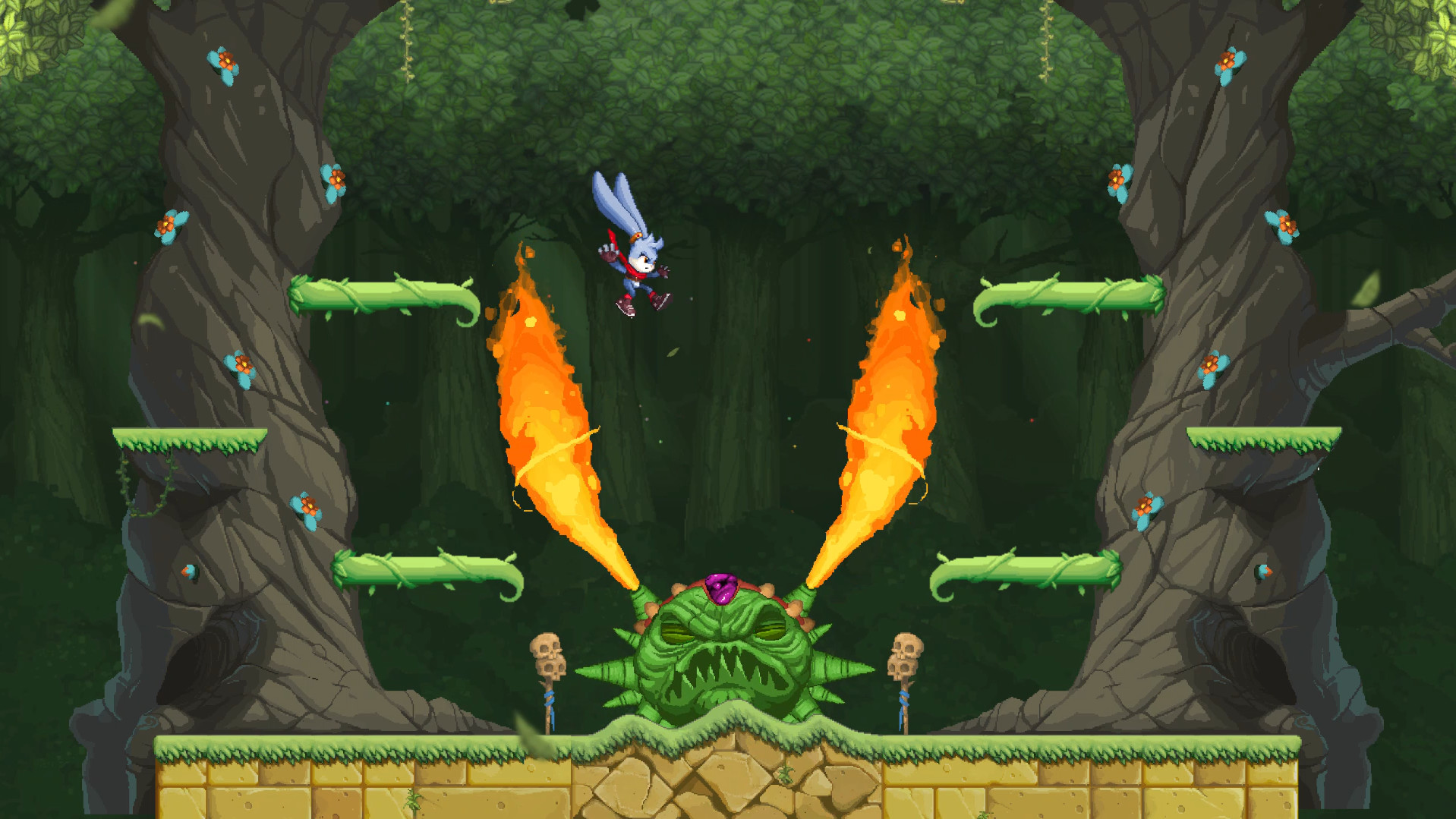 Скриншот из игры Kaze and the Wild Masks - 3