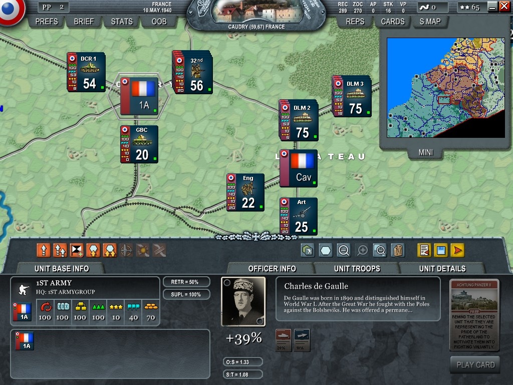Скриншот из игры Decisive Campaigns: The Blitzkrieg from Warsaw to Paris - 12