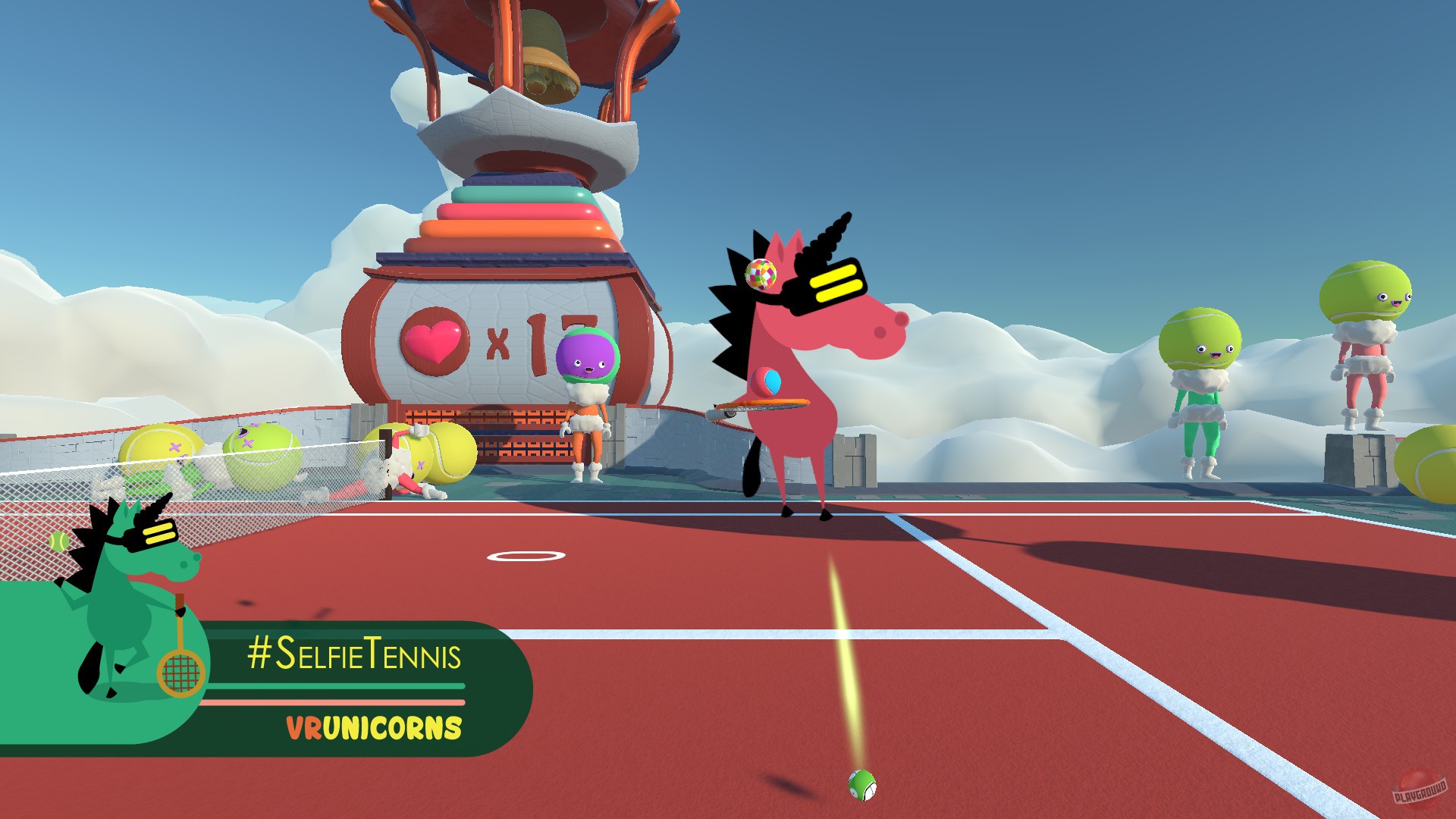 Скриншот из игры SelfieTennis - 1