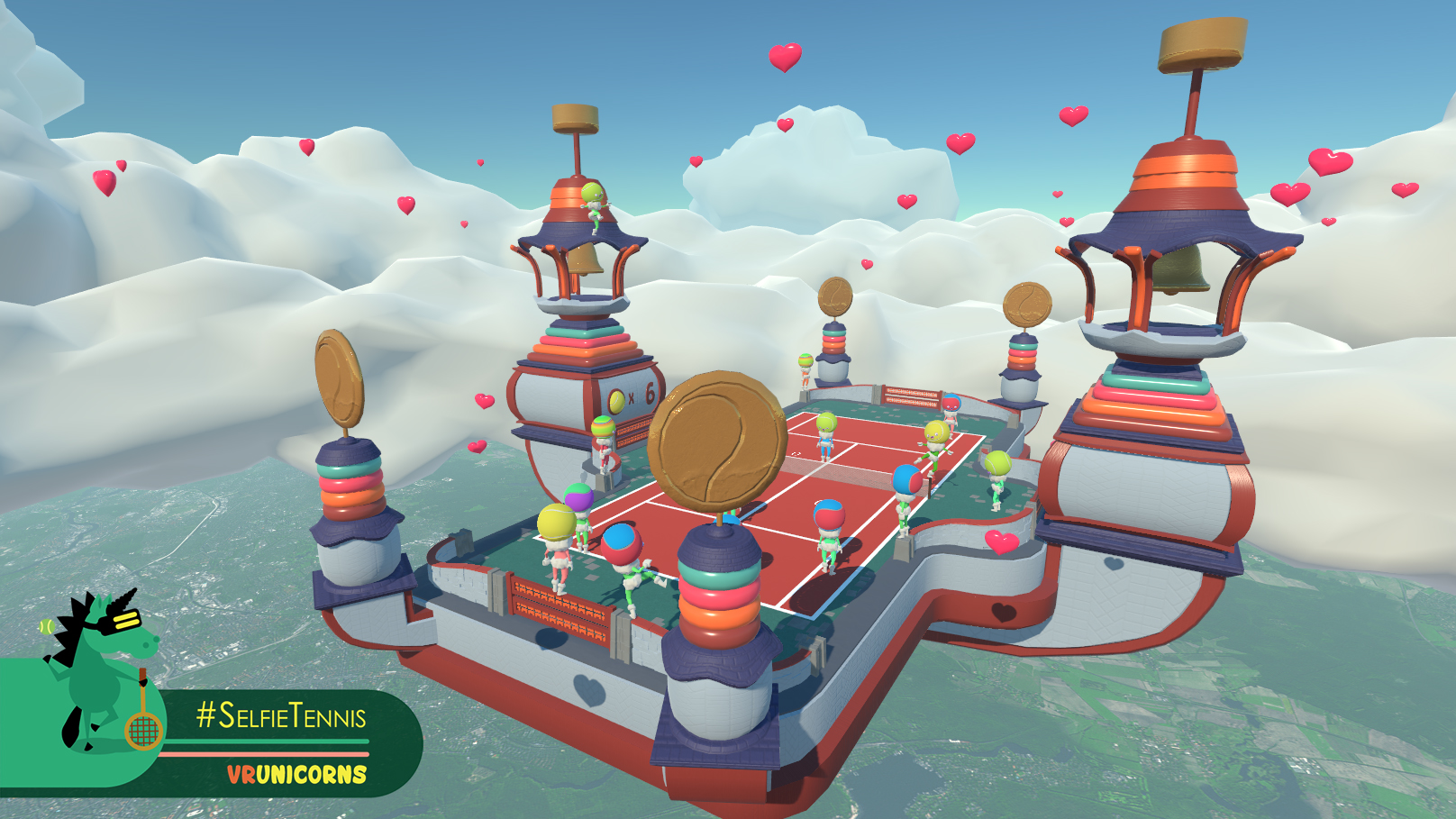 Скриншот из игры SelfieTennis - 2