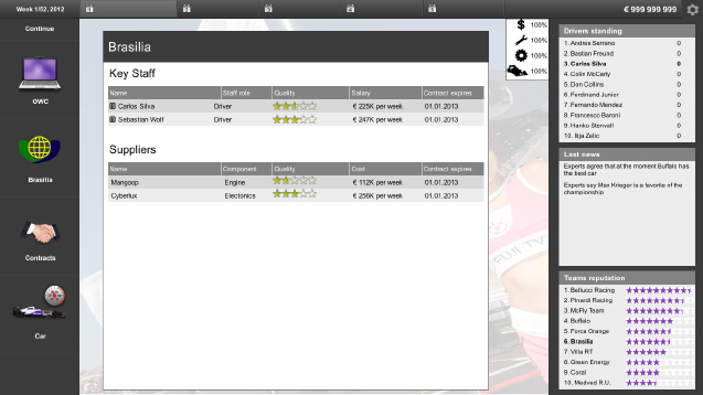 Скриншот из игры Open Wheel Manager - 3