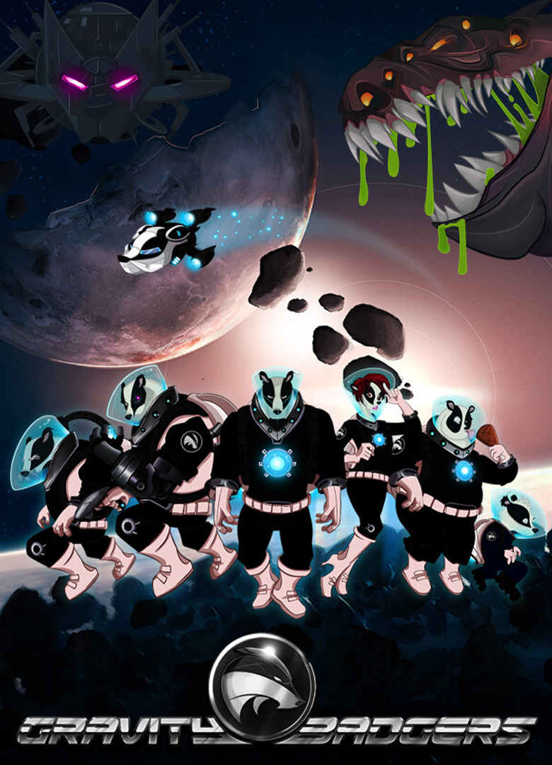 Обложка игры Gravity Badgers