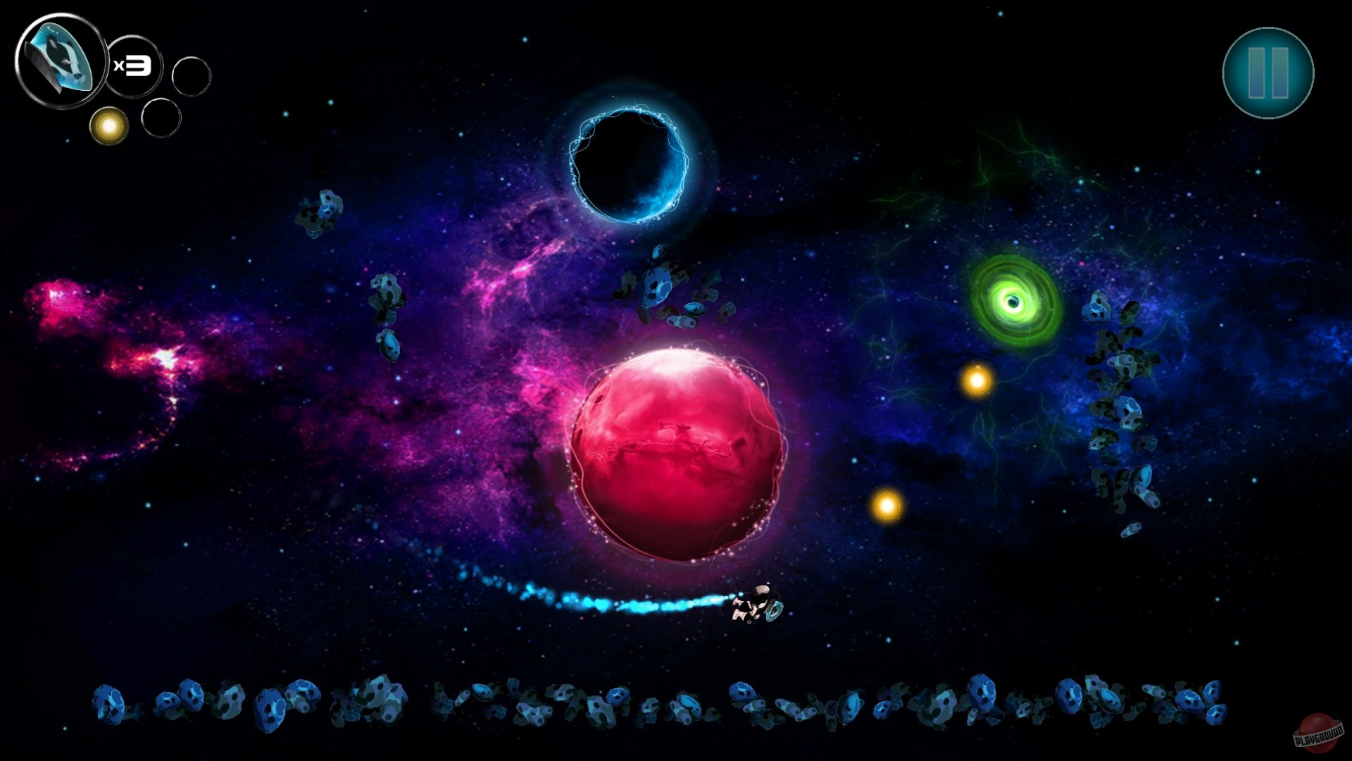 Скриншот из игры Gravity Badgers - 15