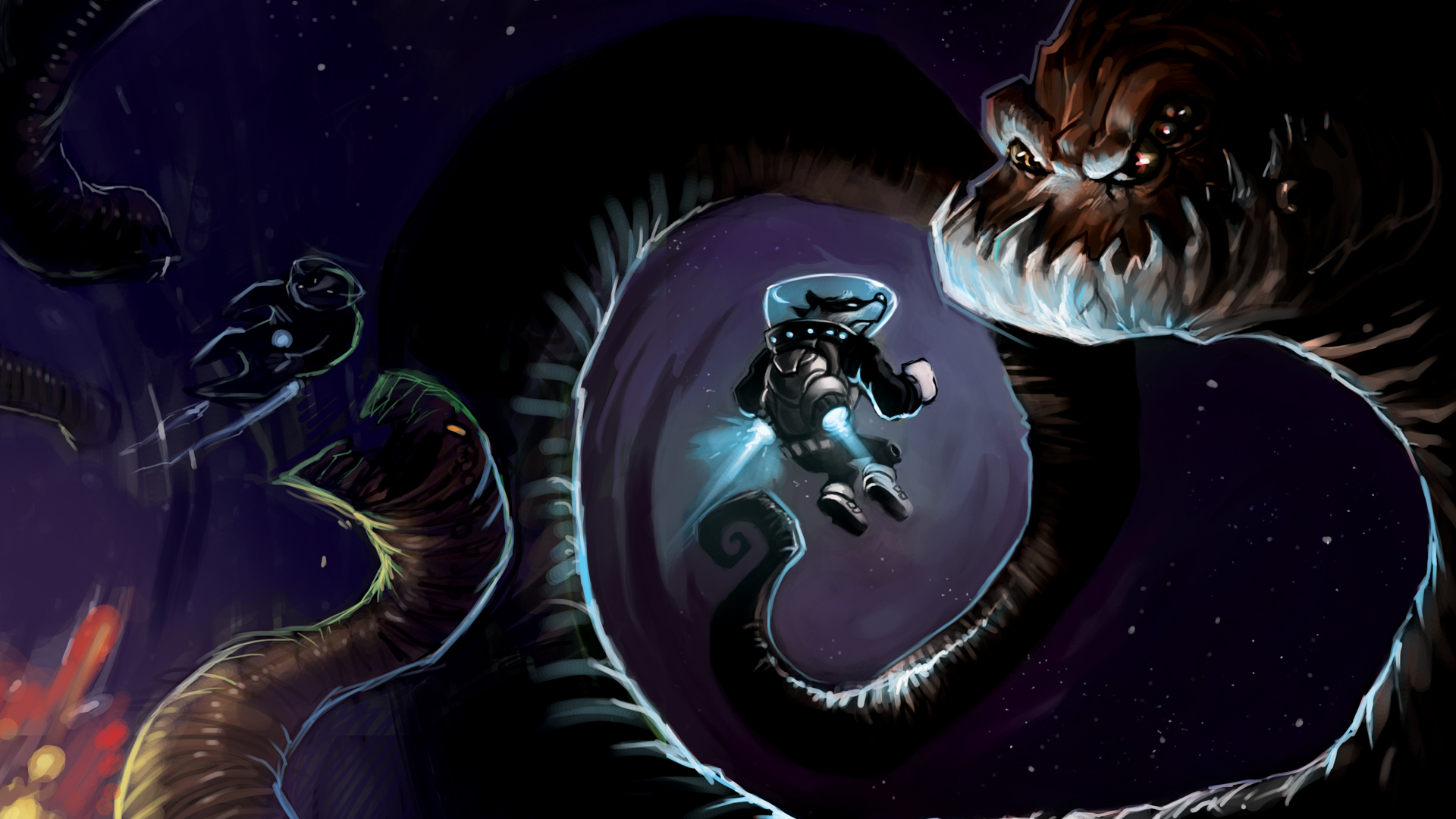 Скриншот из игры Gravity Badgers - 53