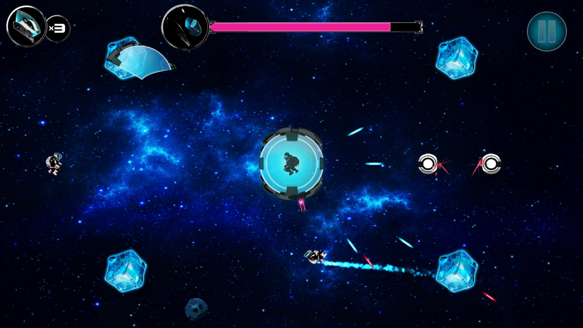 Скриншот из игры Gravity Badgers - 20