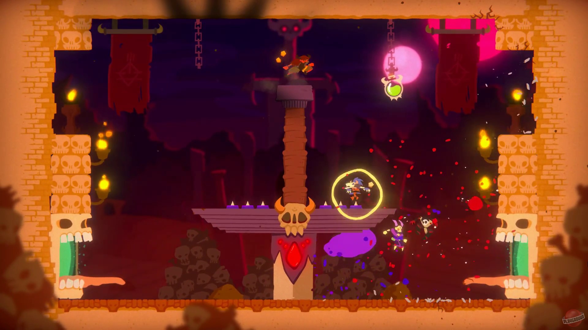 Скриншот из игры EleMetals: Death Metal Death Match! - 6