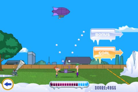 Скриншот из игры Phineas and Ferb Arcade - 5