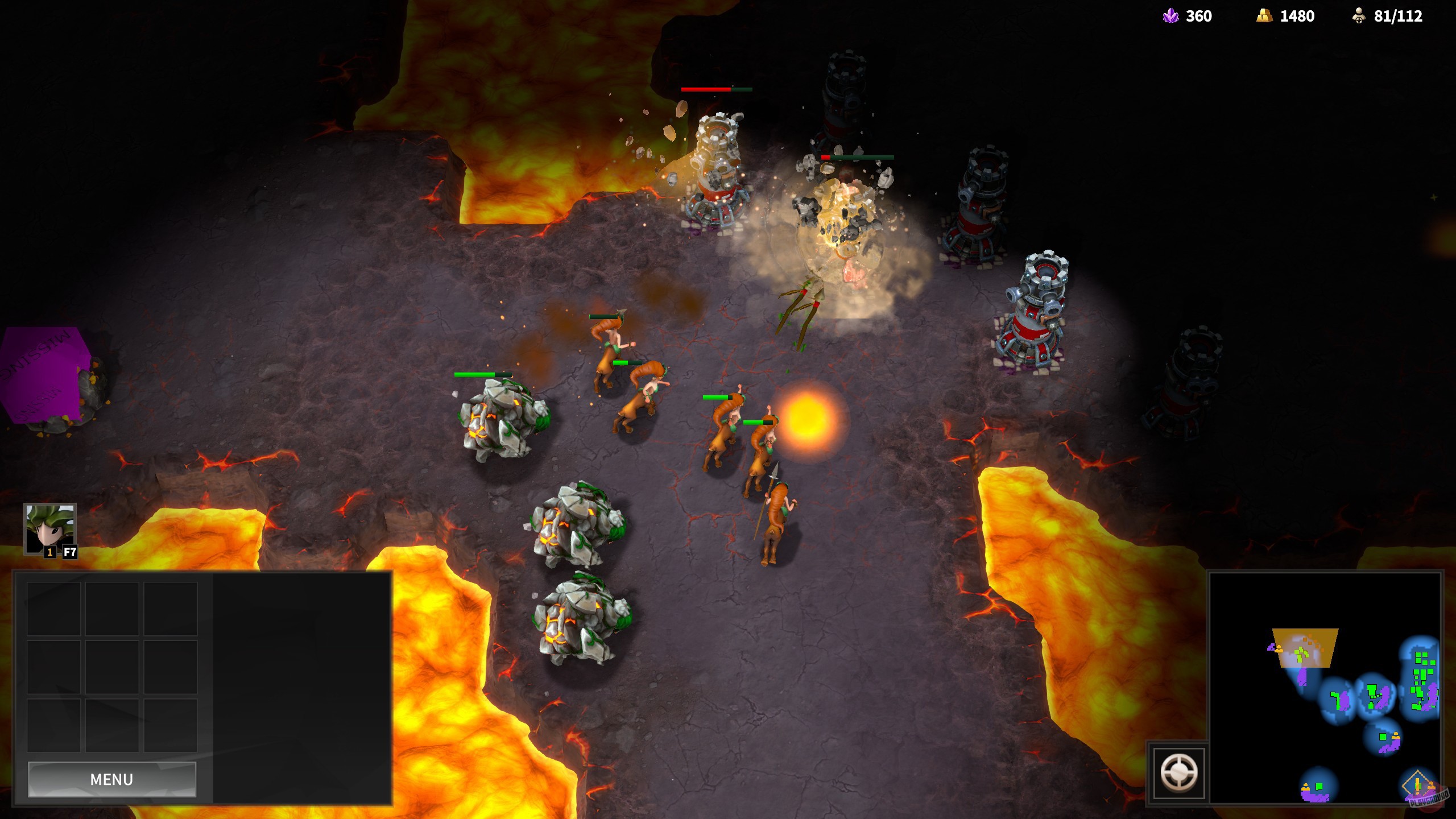 Скриншот из игры Purple War - 25