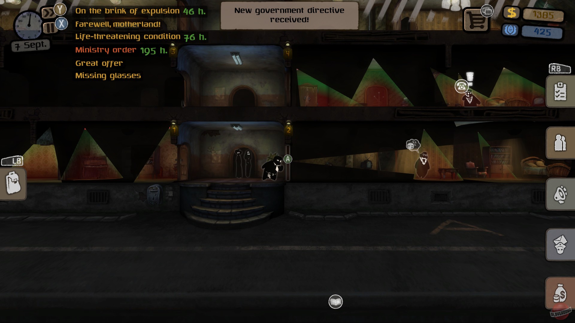 Скриншот из игры Beholder - 28