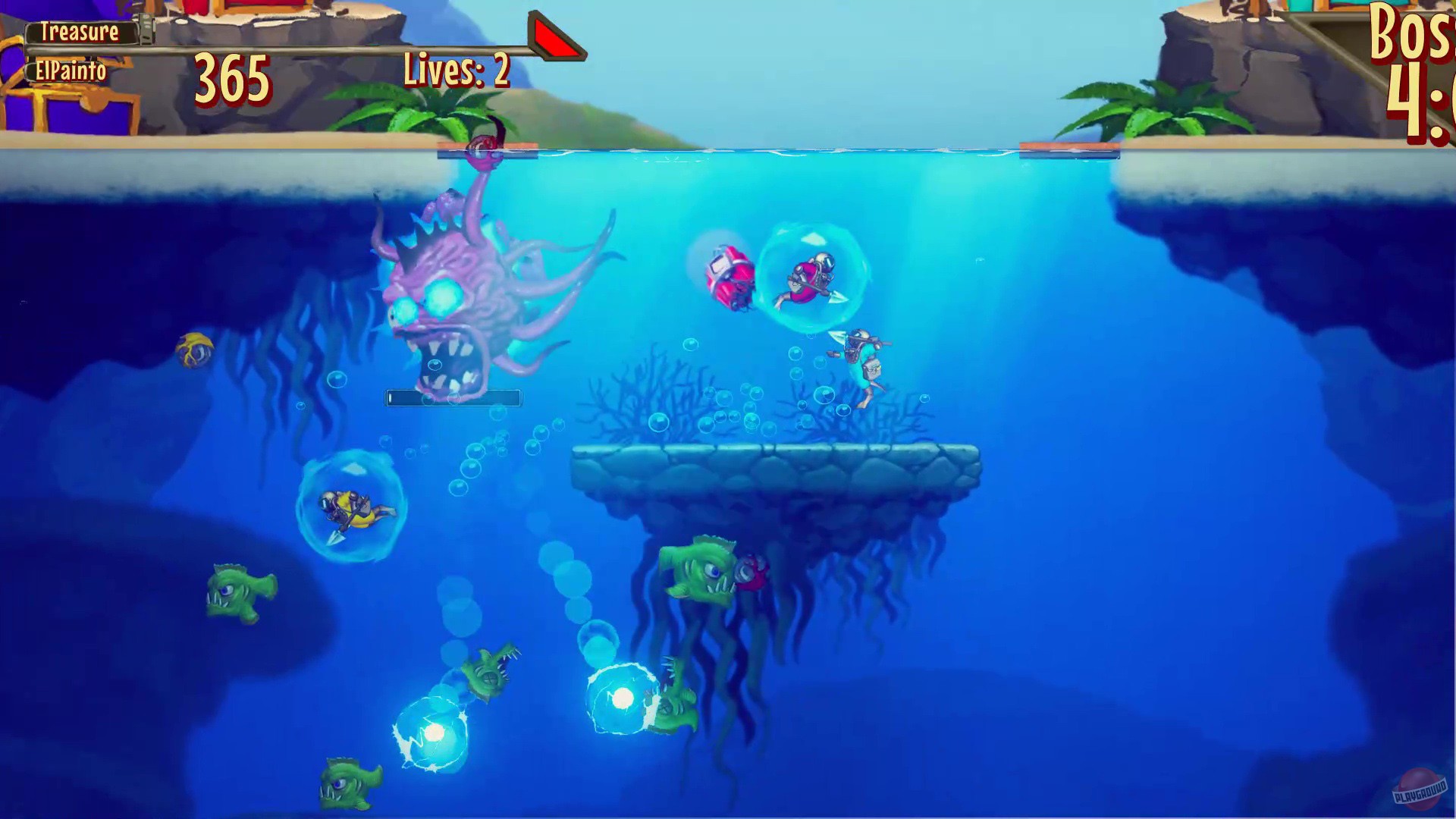 Скриншот из игры Aqua Lungers - 9