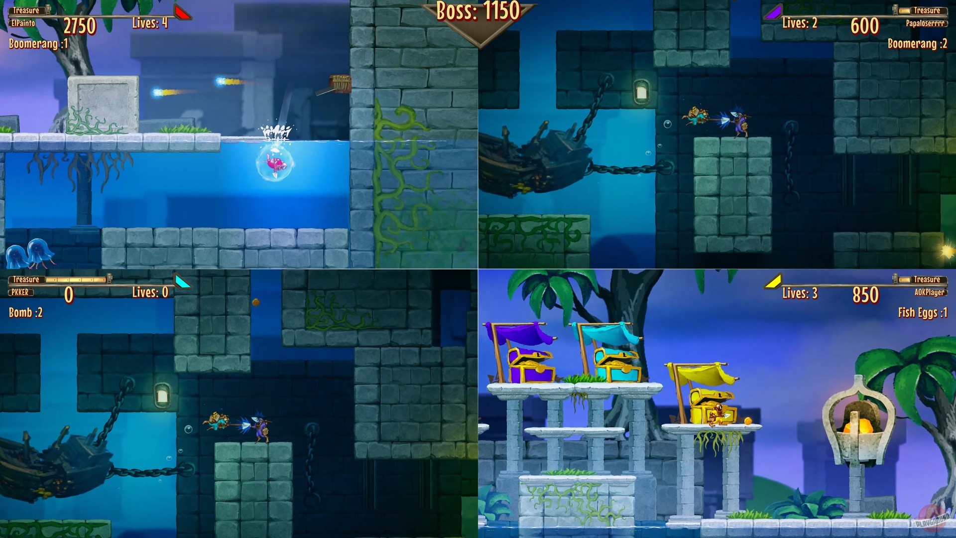 Скриншот из игры Aqua Lungers - 10