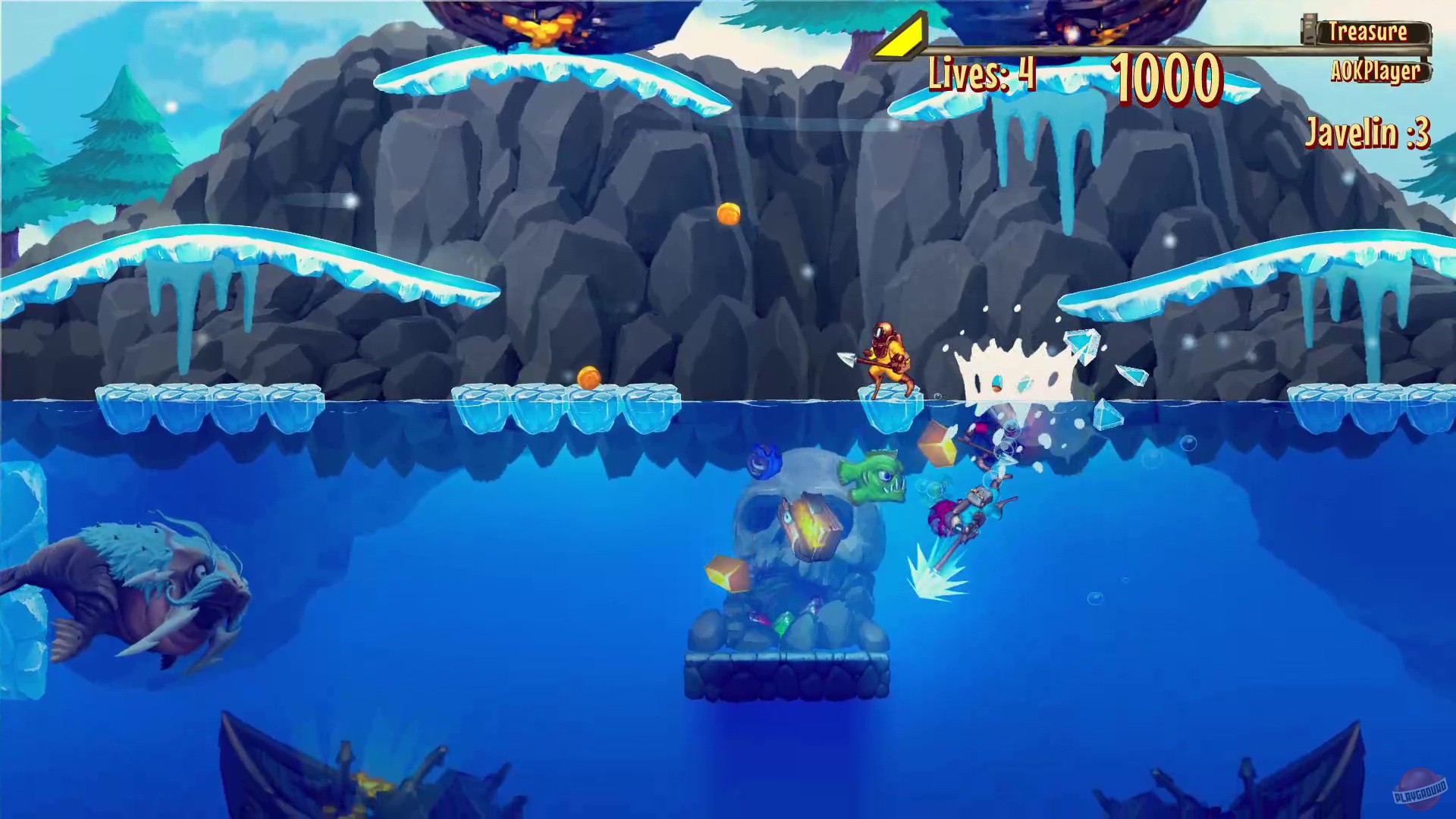 Скриншот из игры Aqua Lungers - 15