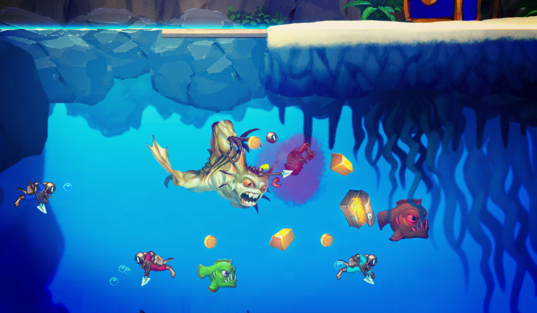 Скриншот из игры Aqua Lungers - 3