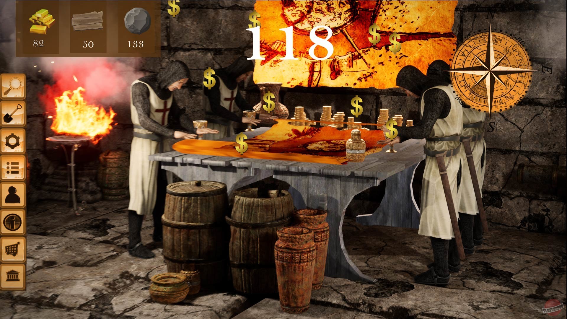 Скриншот из игры Templar Castle Builder - 3