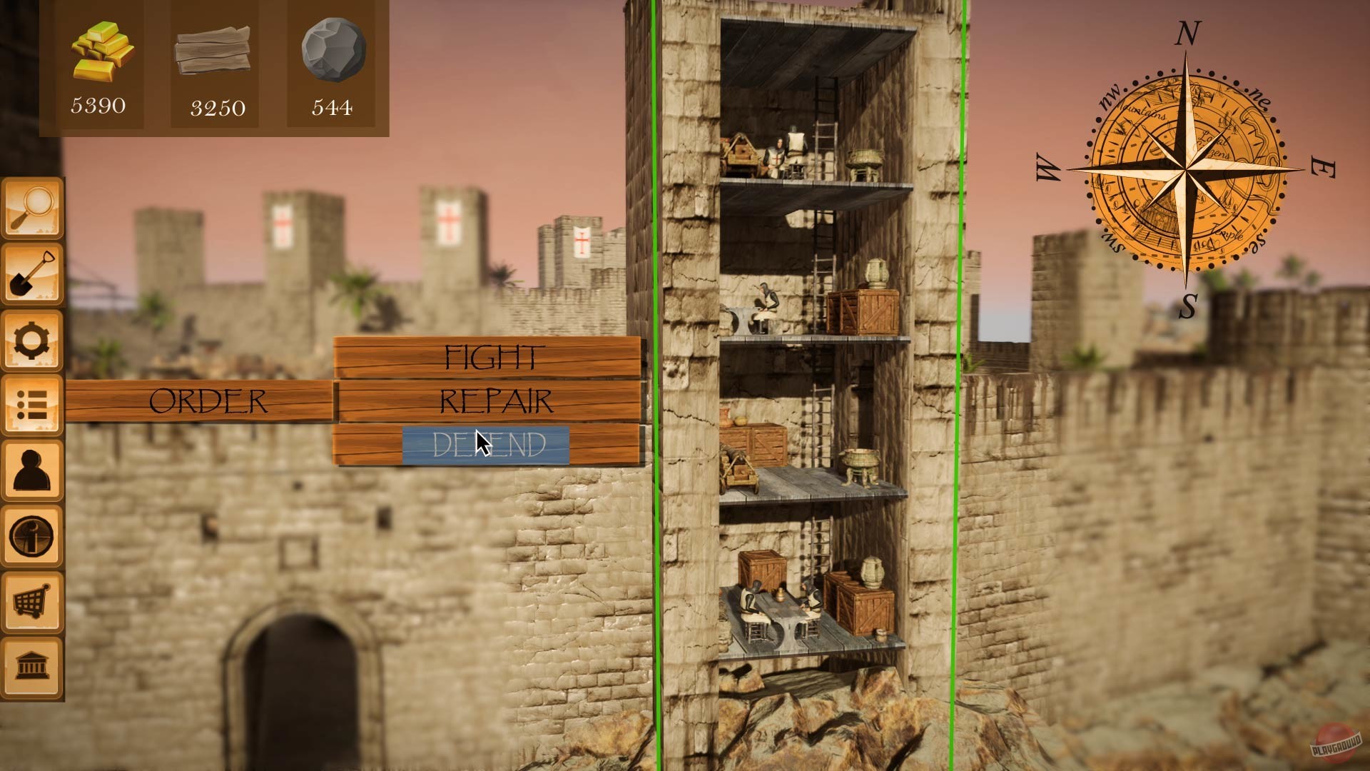 Скриншот из игры Templar Castle Builder - 10